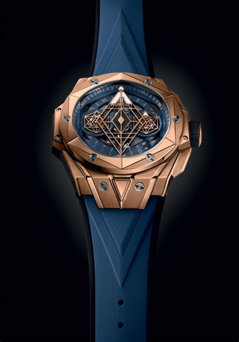 montre hublot bleu|montre Hublot homme.